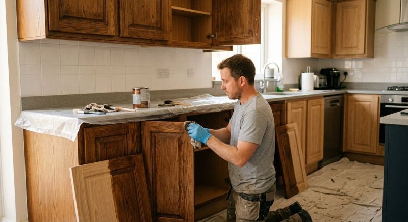 Oak Cabinet Refinishing in Indianapolis, IN